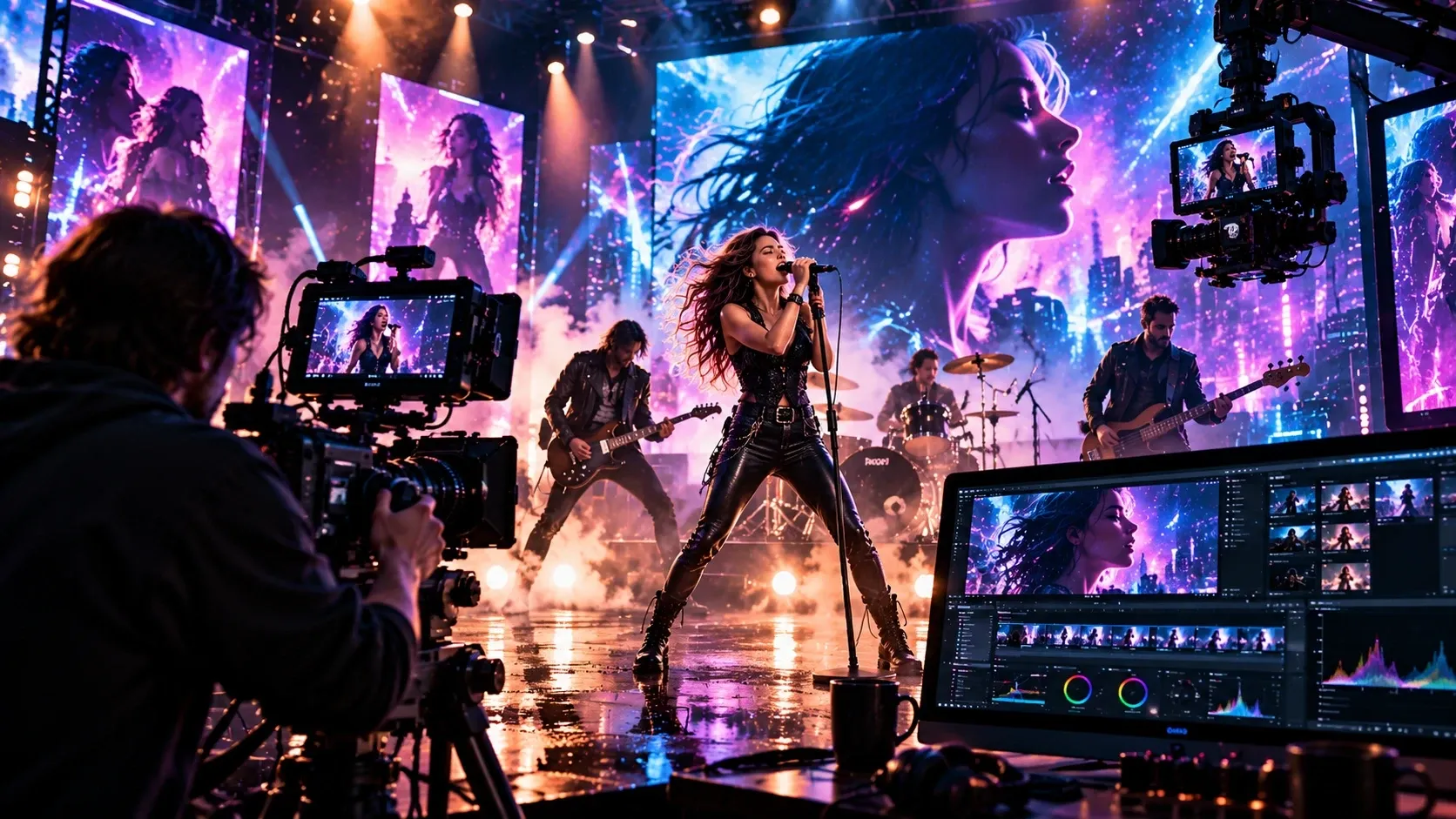 AI-illusztráció: AI Music Video Production
